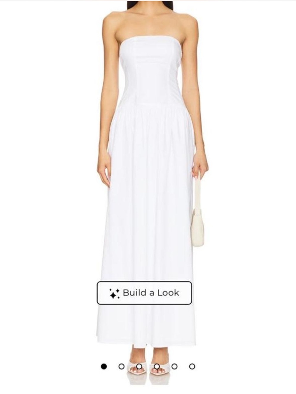 All the ways Branka Strapless White Maxi Dress - NWT Women's Summer Sundress